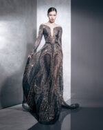 Ziad Nakad Off Shoulder Beaded Dress (1)